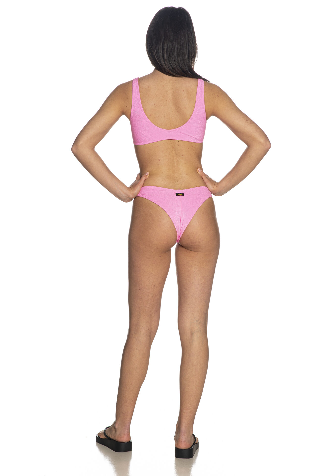 Costume Bikini Effek Visionary Dose Ba da donna rosa fluo